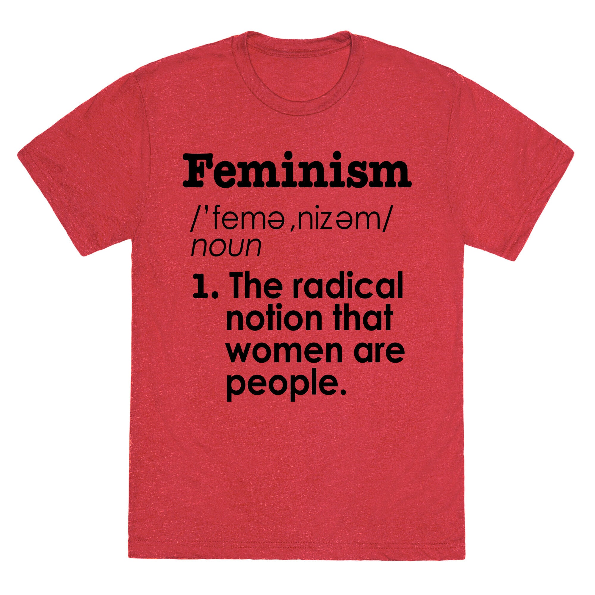 Feminism Definition Unisex Triblend Tee